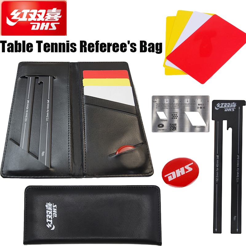 Table Tennis Yellow Card - Torba sędziowska do tenisa stołowego DHS,
