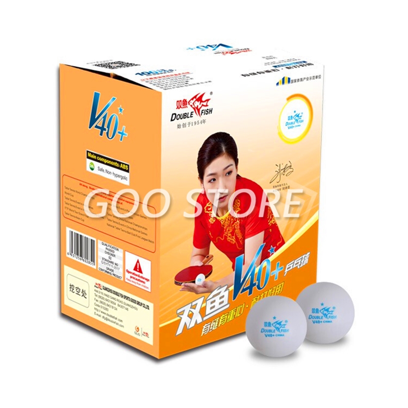 100 piłek Double Fish V40+ 1-S – Table Tennis Olympics recenzja i cena