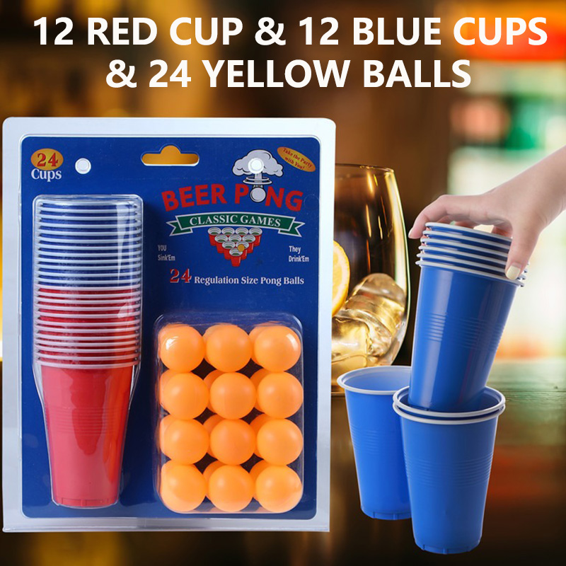 Zestaw do gry Beer Pong i kubk – Table Tennis Olympics recenzja i cena