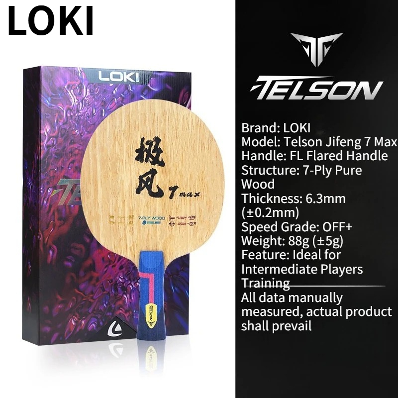 LOKI Telson Jifeng 7 Max OFF+  – Table Tennis Player recenzja i cena