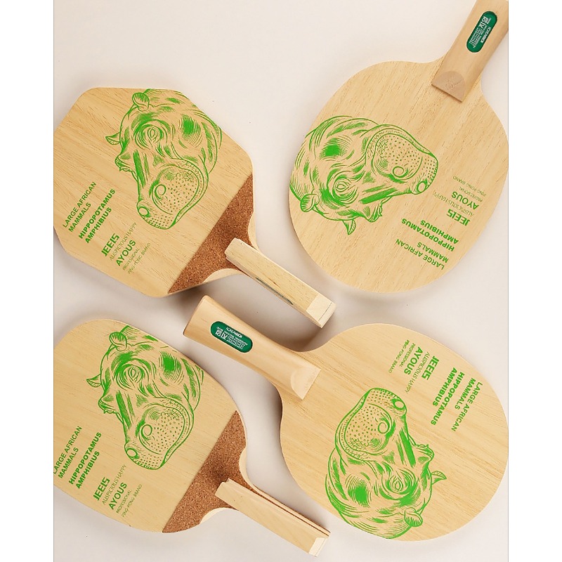 JEELS Green Hippo 1-warstwowa  – Table Tennis Blades recenzja i cena