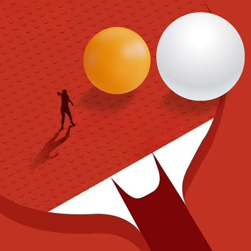 Piłka do tenisa stołowego 55 m – Table Tennis Olympics recenzja i cena